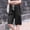 🔥 Black, variant on USSUMA Womens Summer Elastic Waist Mid‑Length Wide‑Leg Shorts Double Side Pockets Comfortable Stretchy Casual Straight Cut Five‑Point Length Breathable Summer Travel Wear