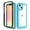 Lightblue, variant on Clear Case for iPhone 14 Pro Max, High-Transparency Hybrid Rugged PC + TPU Military Grade Shockproof Cover, Dual-Layers Lens Protection Non-Yellowing Case for iPhone 14 Pro Max, Black