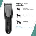 thumbnail image 3 of Wahl Groom Pro Pet Clipper Kit, Rechargeable 60-Min Runtime, Low Noise, Removable Blades, Includes Battery-Operated Trimmer for Touch-Ups - Model 58125, 3 of 11