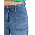 thumbnail image 4 of Jordache Women’s Drawstring Cargo Wide Leg, Sizes 0-22, 33" Inseam, 4 of 4