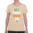 thumbnail image 2 of Get Your Irish On St. Patricks Day Celebration Design Women's T-shirt, 2 of 3