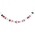 thumbnail image 1 of Pancarta navideña, accesorios de decoración navideña, fondo, banderín de dibujos animados DIY para año nuevo, suministros para fiestas en el jardín, Letras, 1 of 8