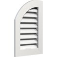 thumbnail image 2 of Ekena Millwork 09"W x 32"H Quarter Round Top Left (14"W x 37"H Frame Size) Functional, PVC Gable Vent with 1" x 4" Flat Trim Frame, 2 of 14