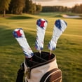 thumbnail image 3 of Yuyamidu Golf Ball Golf Club Head Covers for Men Women Golf Accessories PU Leather for Driver Fairway Woods Hybrids, 3 of 8