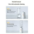 thumbnail image 6 of 450ml Blender Double Cup USB Rechargeable with 10-Blades Smart Safety Lock Automatic P y5738, 6 of 6