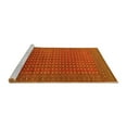 thumbnail image 2 of Ahgly Company Machine Washable Indoor Square Oriental Yellow Industrial Area Rugs, 3' Square, 2 of 4