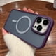 thumbnail image 2 of Funda de teléfono de acrílico duro mate magnético de lujo para IPhone 14 13 12 11 Pro Max Plus Magsafe, cubierta protectora de lente de carga inalámbrica Fivean unisex, 2 of 2