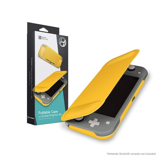 Hyperkin Foldable Case and Screen Protector Set for Nintendo Switch Lite - Yellow