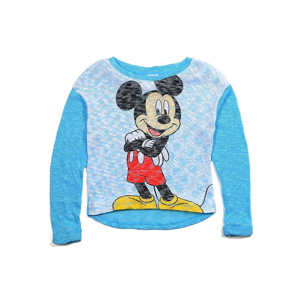 Disney - Disney Mickey Mouse Girls' Lightweight Pullover Sweater ...