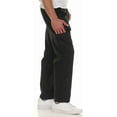 thumbnail image 3 of Wrangler Cargo Pants for Men Big and Tall - Twill Half Elastic Mens Cargo Pants Color-Black, Size XLT-6X, 3 of 6