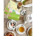 thumbnail image 4 of Happy Easter Kitchen Dish Towels for Drying Dishes Set of 4, Rabbits Eggs Spring Daisy Floral Grass Yellow Waffle Weave Microfiber Hand Tea Bathroom Towels Quick Dry & Absorbent Towel 15.7x23.6, 4 of 7
