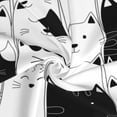 thumbnail image 6 of Bingfone Doodle Cute Cat Women's Sarong Swimsuit Cover Ups Bathing Suit Coverups Chiffon Beach Wrap Skirts, 6 of 7