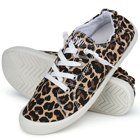 

JENN ARDOR Women s Canvas Sneakers Rubber sole Fashion Shoes Canvas Upper Low Top Lace up Casual Walking Running Shoes (SP-5)
