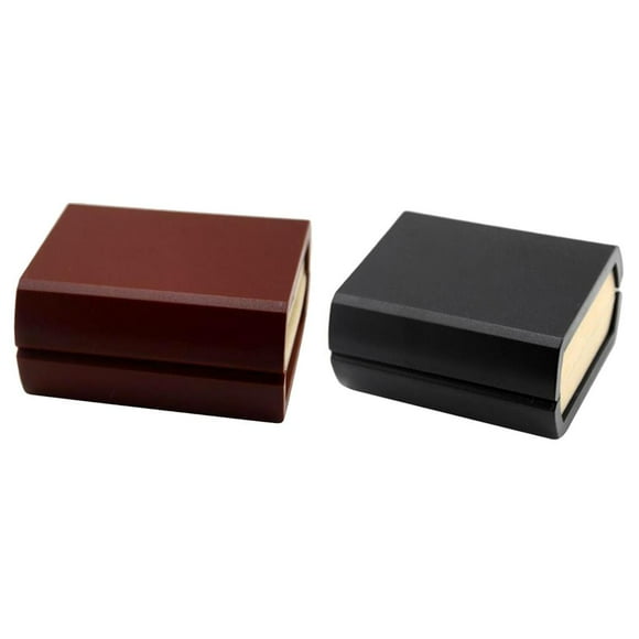 2pcs rojo / negro libro almacenamiento de s mancuernas de exhibición Hugo Almacenamiento de clip de corbata para gemelos