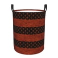 thumbnail image 2 of YFYANG Waterproof Laundry Hamper, Red Watercolor Geometry Laundry Basket Oxford Fabric with Handle Foldable, M, 2 of 8
