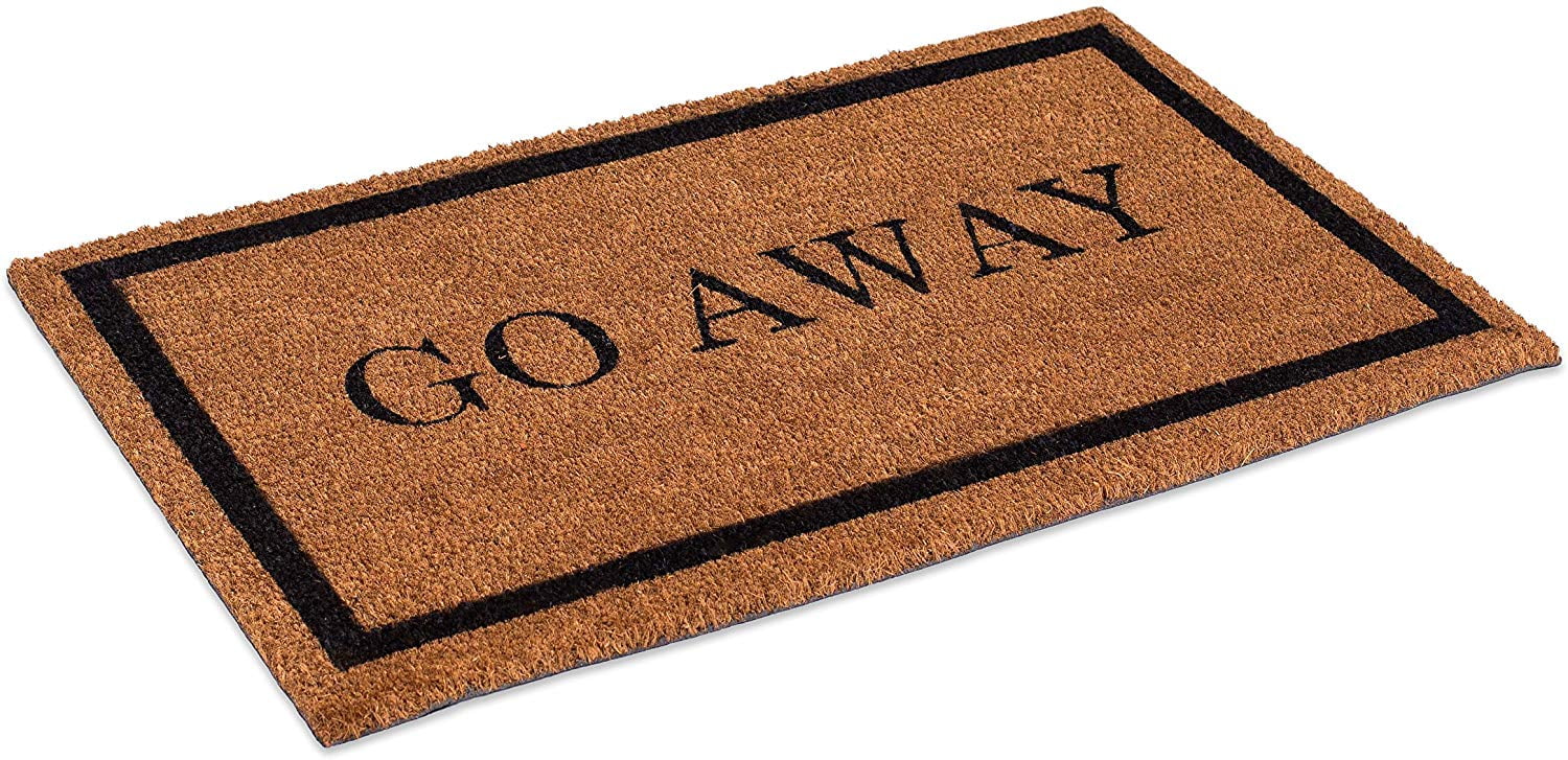 NEW Kempf Go Away Doormat 16 by 27 1 Inch FREE SHIPPING 