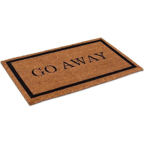 BirdRock Home Go Away Coir Doormat - 18 x 30"