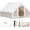 3 × 4 m Beige, variant on Chantmo Inflatable Camping Tent 4 6 Person with Hand Pump Quick Setup 4 Season Waterproof Windproof Large Air Tent for Camping