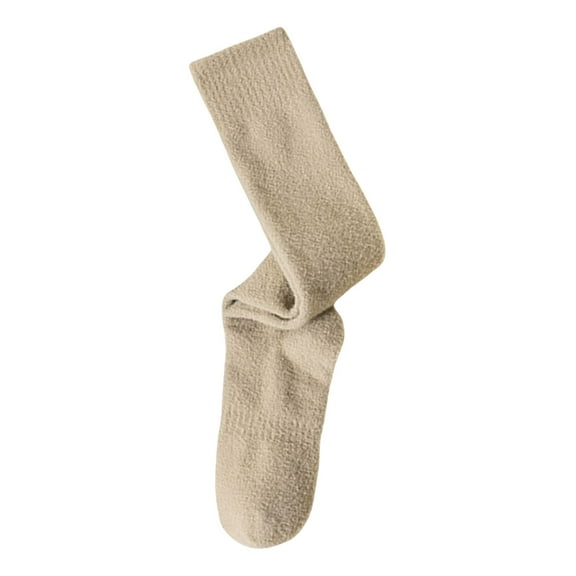 Compression Socks for Women - Fall Winter Thick Thermal Long Socks, Solid Color Simple Soft Comfort, Socks for Indoor Outdoor Use & Maternity Essentials