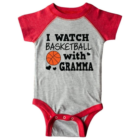 

Inktastic I Watch Basketball with Gramma Gift Baby Boy Bodysuit