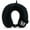 Black, variant on BADGLEY MISCHKA TLUPMBMCB Memory Foam Travel Neck Pillow (Cobalt Blue)