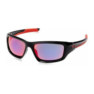 Oakley OO9236-02 Valve Polished Black Rectangular Positive Red Iridium Lens Men's Sunglasses