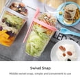 thumbnail image 3 of Overnight Oats Containers With Lids Spoons Overnight Oats Jars Breakfast On The Go Cups Take And Go Yogurt Cup With Topping Cereal Cup With Fork For Oatmeal, 3 of 4