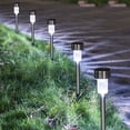 thumbnail image 5 of Luces solares para exteriores, luces solares de estaca de acero inoxidable a prueba de agua para caminos, jardines, patios, caminos, caminos, caminos, decoración de césped -, 5 of 5