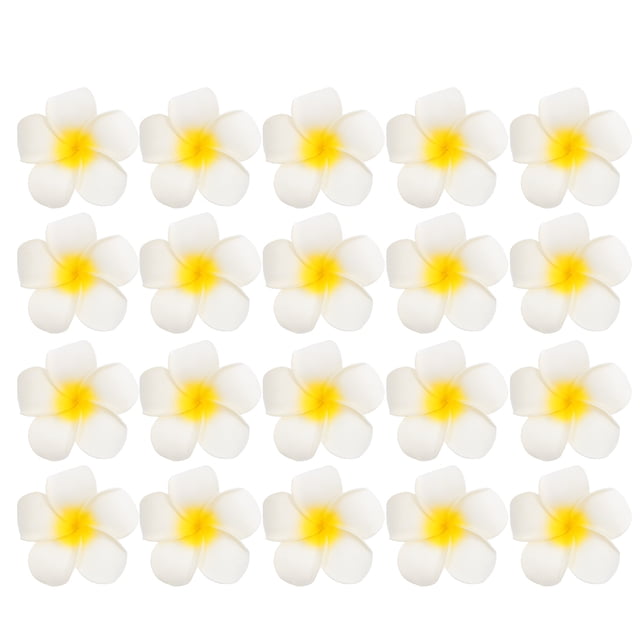 20 horquillas para el pelo con flores de Plumeria, pinzas para el pelo con flores delicadas, pasador para mujeres y niñas