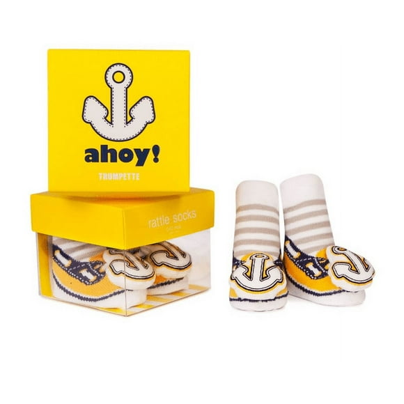 Chaussettes - Trumpette - Ahoy Hochet Jaune Accessoires pour Bébé 0-12 Mois