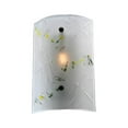 thumbnail image 2 of Meyda Tiffany 107667 10" W Bel Volo Fused Glass Wall Sconce - Green, 2 of 5