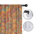 thumbnail image 4 of Pioneer Flower Floral Print Pattern Teens Curtains,Teens Insulated Curtains Set Of 2,Bedroom Essentials,Toddler Room Decor 52"x63", 4 of 5