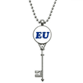 thumbnail image 1 of Abbreviation Europe Union Combination Pendant Vintage Necklace Silver Key Jewelry, 1 of 3