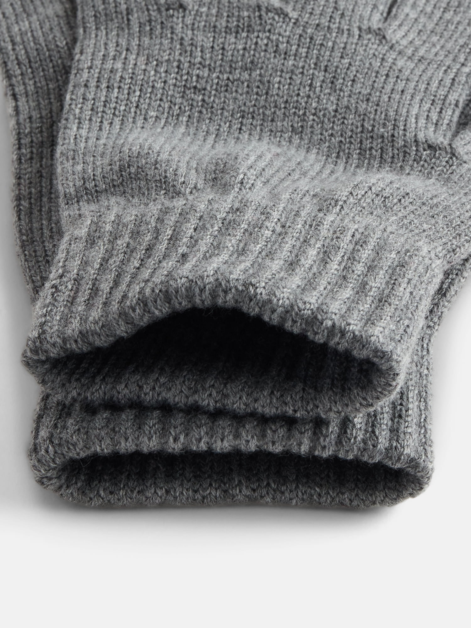 George Men's Stretch Knit Touch Tech Gloves, Grey