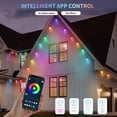 thumbnail image 4 of Outdoor Lights String Patio Waterproof 50ft For With 20 Dimmable Rgbw Led Bulbs, 4 of 8