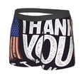 thumbnail image 2 of Daiia Veterans Day2 Men's Underwear Boxer Briefs, Cotton Stretch Moisture-Wicking Underwear-Small, 2 of 9