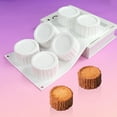 thumbnail image 3 of Milue High Temperatures Resistant Silicone Mousse Cake Form Tree Stump Dessert Mould, 3 of 10