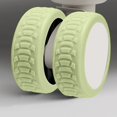 thumbnail image 2 of Housses de Roues en Silicone 4 Pack Protecteurs de Roues de Bagages 2.64x5.09 Pouces Réduction de Bruit Universelles pour Valises Roulettes de Chaise de Bureau Absorption des Chocs Silencieuse, 2 of 3