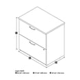 thumbnail image 4 of Bestar Universel 29" Lateral File Cabinet in White, 4 of 5