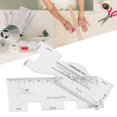 thumbnail image 1 of Mini Ruler Patch Ruler, Household Sewing Ruler, Gauge Quilting Patchwork Ruler For Sewing Craft For Sewing, Embroidery, Needlework And Handicraft Processing, Clear Patch-Work Ruler, 1 of 8