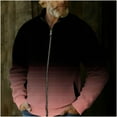 thumbnail image 1 of Ceisia Men's Winter Warm Hooded Zipper Closure Gift Solid Color Jacket - Acrylic for Daily & Outdoor Wear, 1 of 5