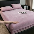 thumbnail image 7 of AUQ Extra Soft Velvet Plush Queen Micro Fleece Sheet Set Deluxe Microplush Non Pilling Sheets,Deep Pocket Velvet Luxe Collection 3 Pcs, 7 of 7