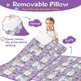 thumbnail image 3 of Bichon Dog Purple Florals Toddler Nap Mats for Kids Preschool,Sleeping Mat Bag or Kids,Toddler Sleeping Bag,Toddler Nap Mat or Daycare, 3 of 6