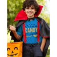 thumbnail image 2 of Candy Inspector. Bats And Broom T-Shirt Juniors -Image by Shutterstock,  Small, 2 of 4