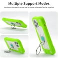thumbnail image 2 of For iPhone 14 Pro Max Case with Ring Stand, Heavy Duty Military Grade Rugged Shockproof Silicone Rubber Magnetic Kickstand Holder Case for Women Girls For iPhone 14 Pro Max, 10 Color, 2 of 6