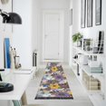 thumbnail image 4 of Yayeee Runner Rug for Bedroom 2'x6' Machine Washable Hallway Non Slip Mat, Colorful Flowers, 4 of 8