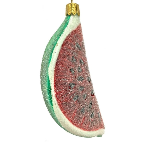 Large Watermelon Slice Fruit German Glass Christmas Tree Ornament Decoration