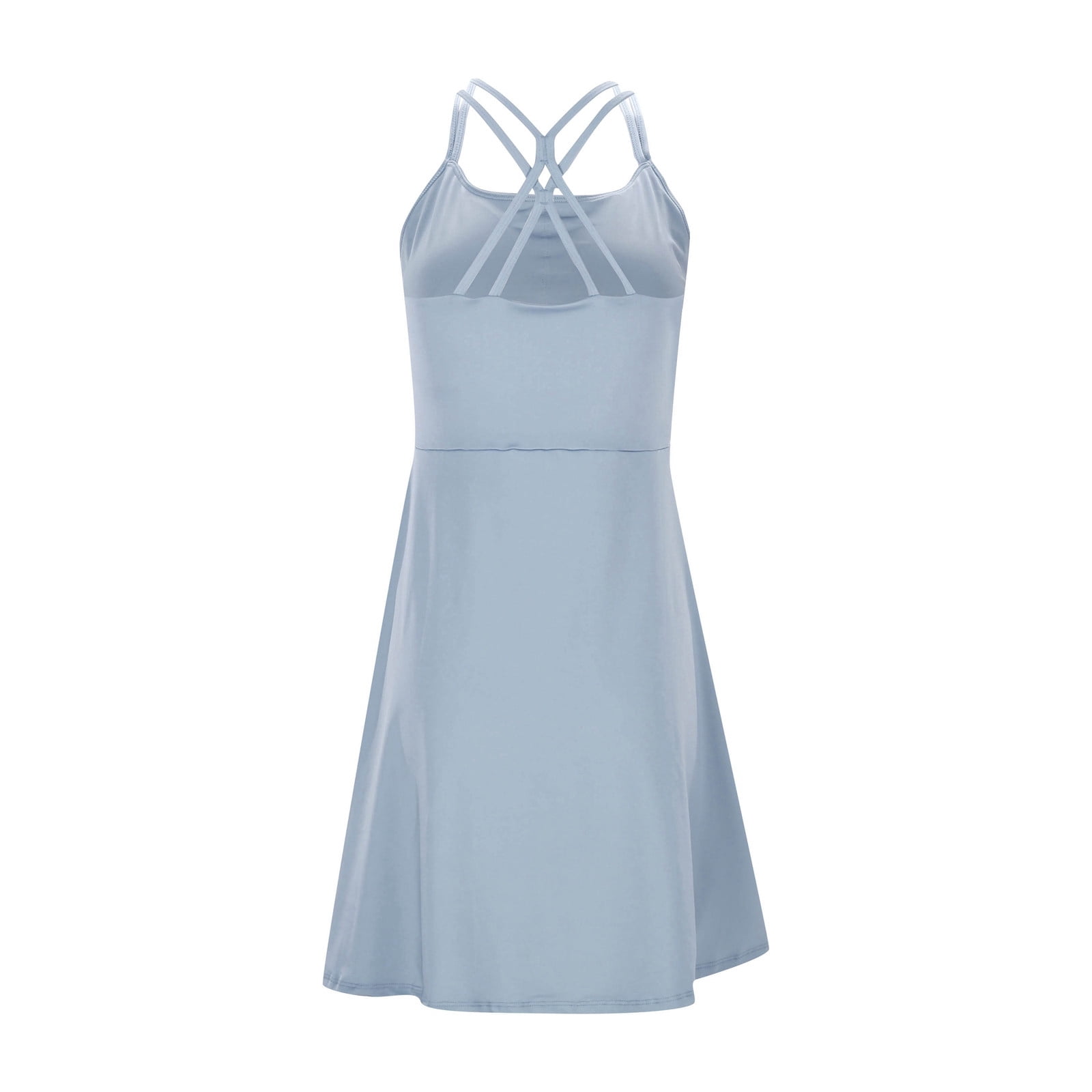 Womens Tennis Dress Square Neck Sleeveless Athletic Dress Side Slit Flare Workout Dress Yoga Dress Cut Loose Dress V Neck Midi Dress Petite Summer Dresses for Women Petite Length Split Loose Maxi