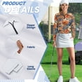 thumbnail image 5 of Uorisanigo Classic Hibiscus Womens Golf Shirt Soft Polyester Spandex Fabric Quick Dry Athletic Polo Shirts Breathable Versatile Quarter Zip Pullover for Women, 5 of 7