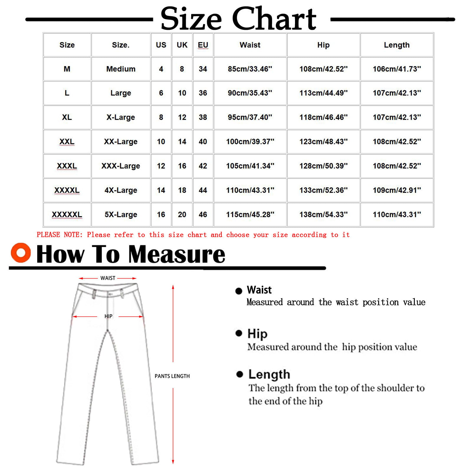 Size Chart - Young Men's – Ocean Current